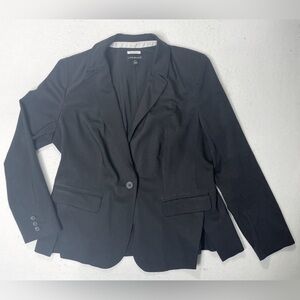 Lane Bryant The Modernist Collection Black Blazer Size 18 Career Minimalist